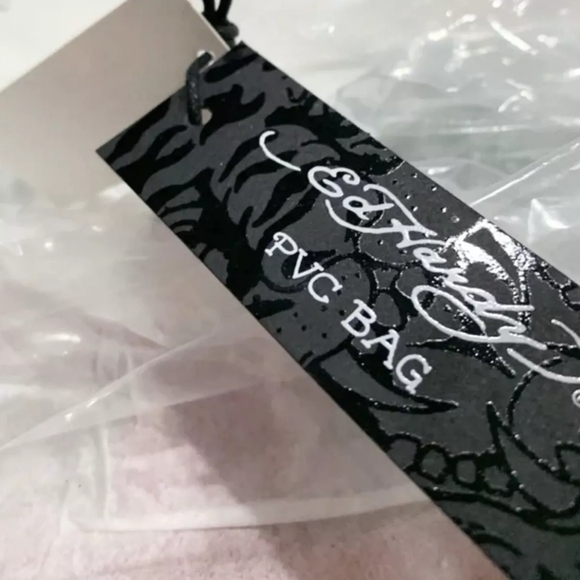 Ed Hardy Cherry-Cherries Zip Top Tote Bag - Picture 5 of 6